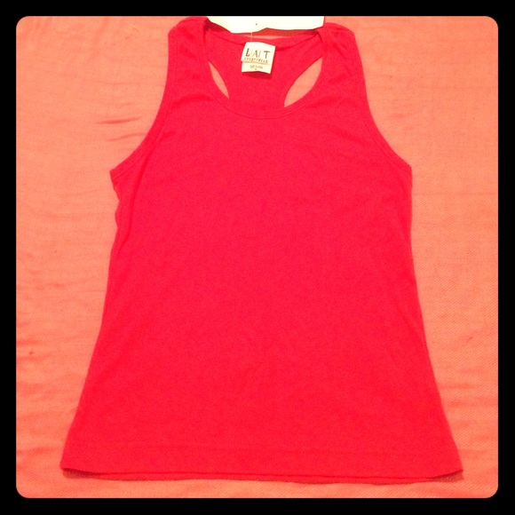 Racerback Red Cotton Tank