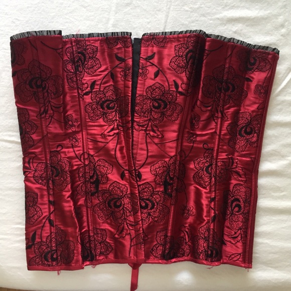 Frederick's of Hollywood Embroidered Corset - Picture 1 of 3