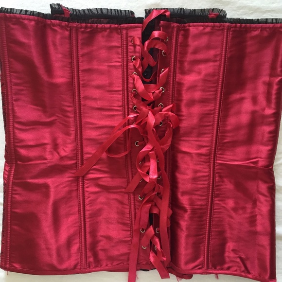 Frederick's of Hollywood Embroidered Corset - Picture 3 of 3