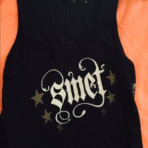 SMET by Christian Audigier tank top