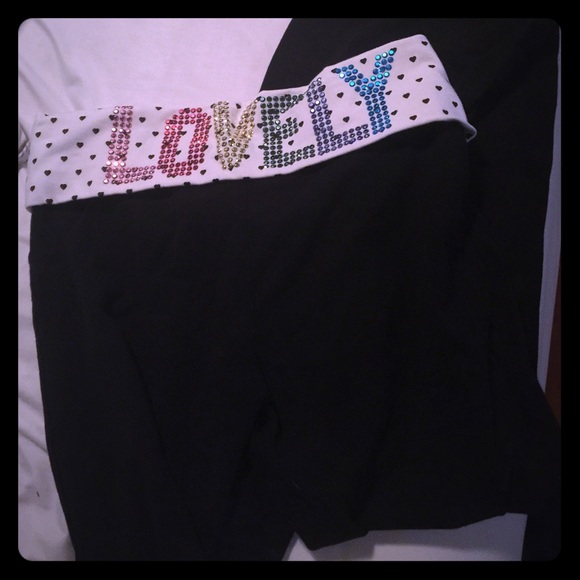 Black PINK yoga pants