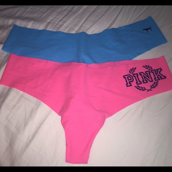 NWOT Pink VS No Show Thongs Bundle