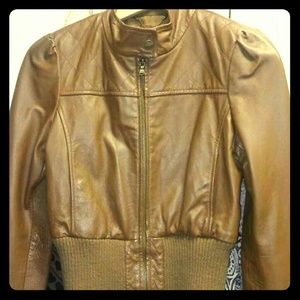 Guess genuine leather jacket