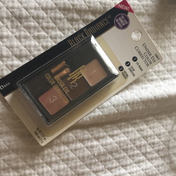 Black radiance under eye corrected