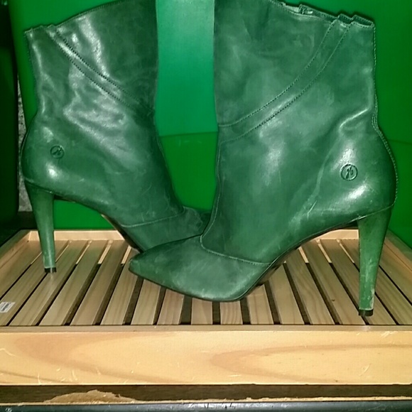 *make an offer* Distressed leather booties.