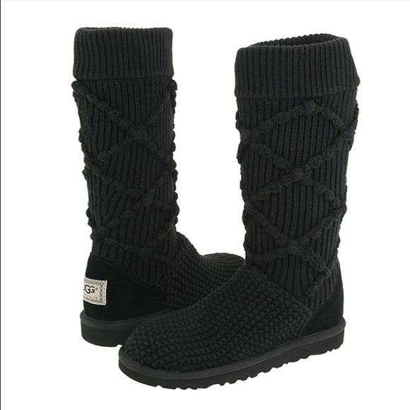SOLDUgg Knitted Boots- like new!