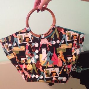 Neiman Marcus retro tote purse