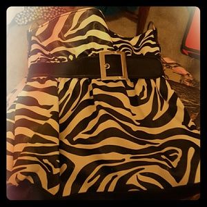 Zebra purse