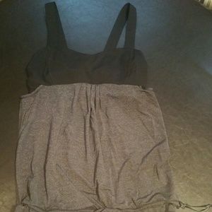 SOLD Lululemon black/grey tank size 6