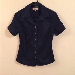 Banana republic navy blue shirt