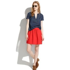 Madewell Ponte Swivel Skirt, 4
