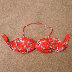 NWOT Roxy Strapless Bikini Top