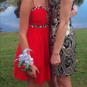 Homecoming dress size Small