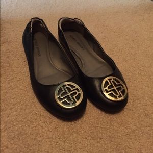 Audrey Brooke black flats - size 8