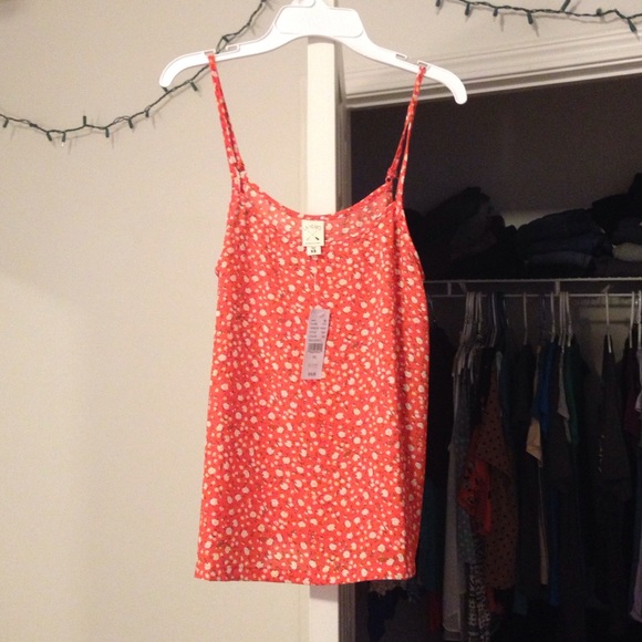 LA Hearts Floral Tank