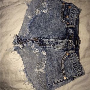 Acid Wash Denim Forever 21 Shorts. Size s