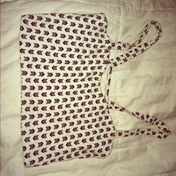 Charlotte Russe Open Back Crop Top