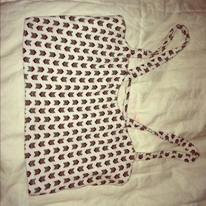 Charlotte Russe Open Back Crop Top