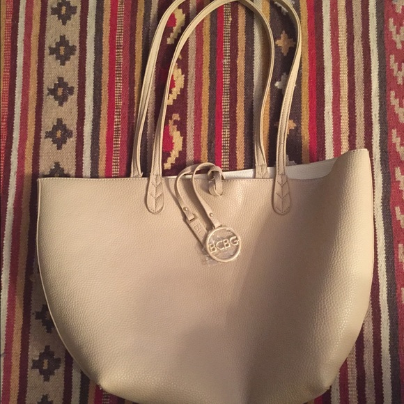 BCBG tan purse