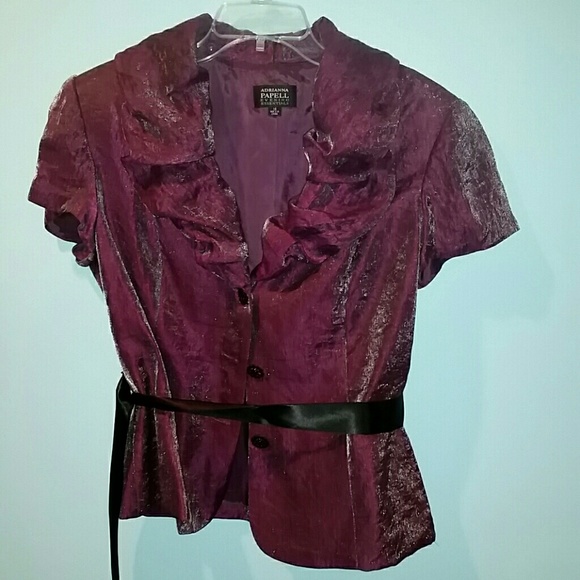 Plum Adrianna Papell Top