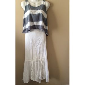 O'Neill White Mermaid Style Maxi Skirt