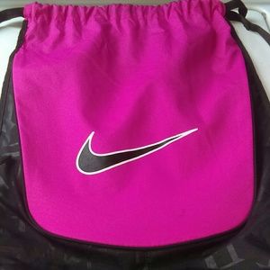 Pink Nike gym sack