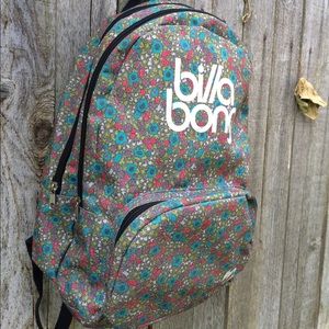 Floral back to school backpack