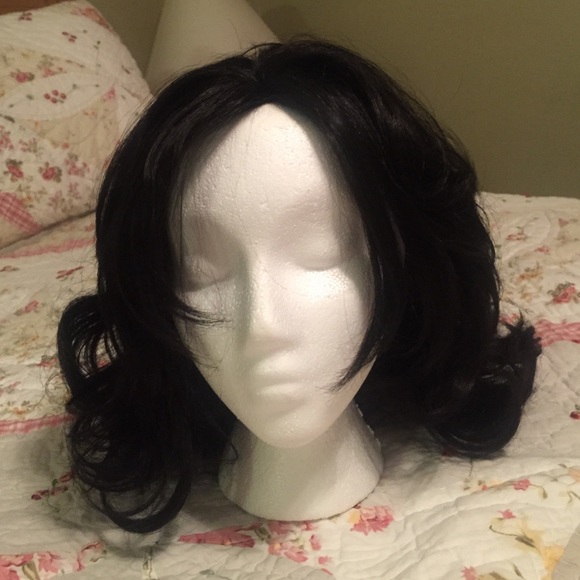 Dark brown wig