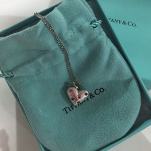 Tiffany & Co. Etoile Pink Sapphire Heart Charm