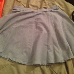 Blue skater skirt