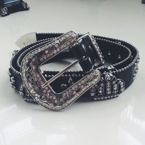 Rhinestone belt