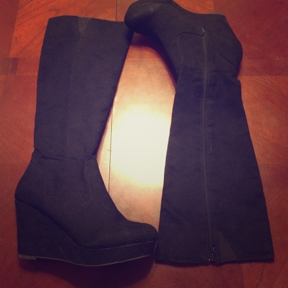 Knee high boots