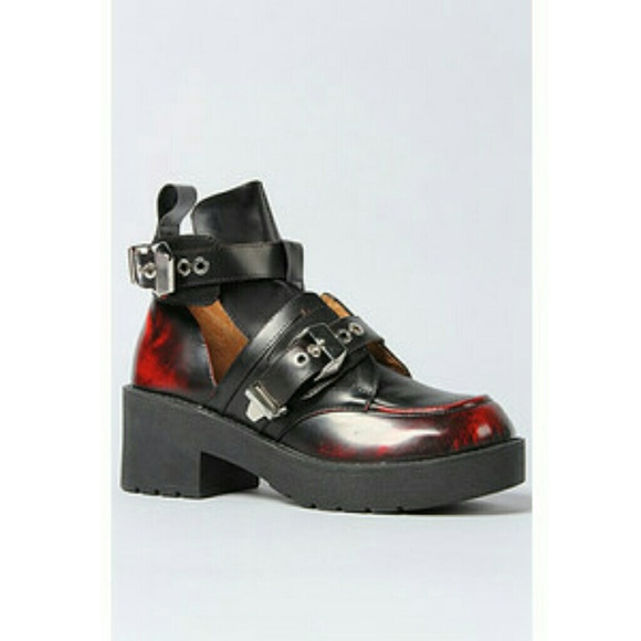 Jeffrey Campbell 'Coltrane' in Wine Rub Off