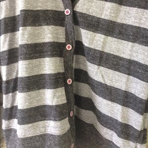 Nollie Sweaters - PacSun nollie grey striped cardigan. Size xs Nollie Sweaters - PacSun nollie grey striped cardigan. Size xs