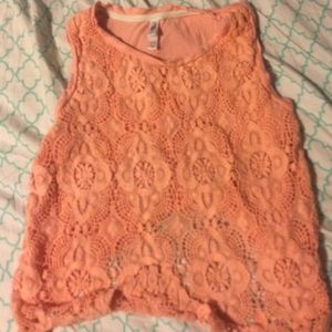 Light Pink Crop/Tank Top