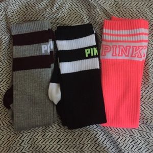 PINK KNEE HIGH SOCKS