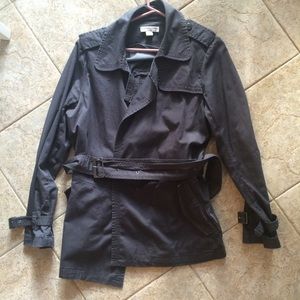 Gray military style jacket!!