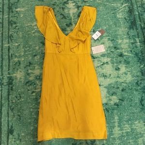 Yellow formal Jenny Yoo dress