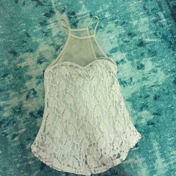 Pale mint top