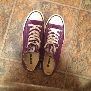 Converse shoes in pretty purple