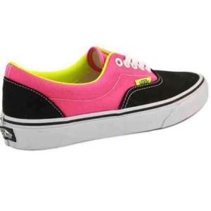 Black and pink vans