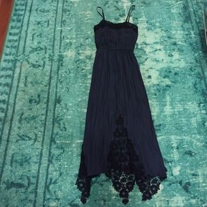 Navy/ black maxi dress