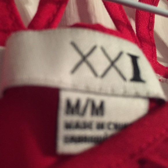 SOLD Red Forever 21 Dress - Picture 2 of 4