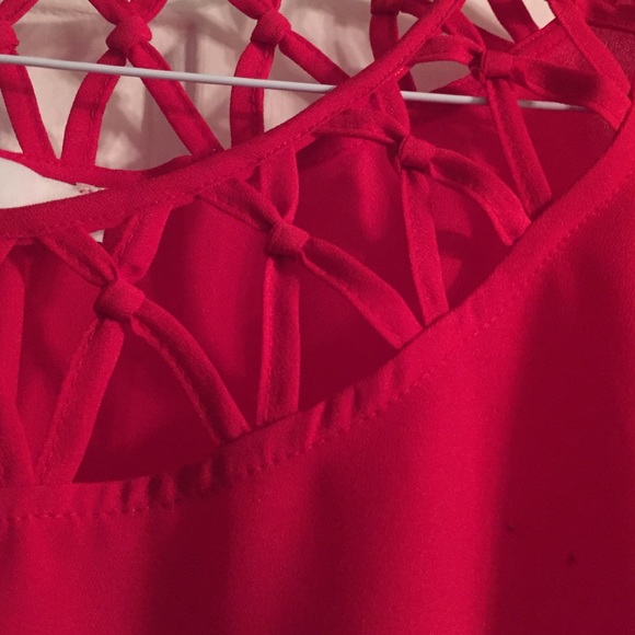 SOLD Red Forever 21 Dress - Picture 4 of 4