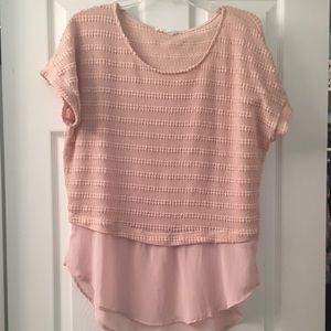 Pale pink Lush top.