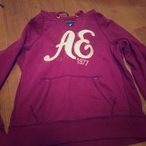 American eagle purple sweatshirt
