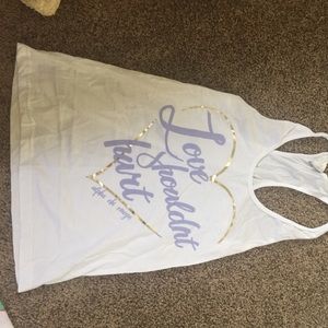 Alpha chi omega love shouldn't hurt t shirt