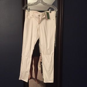 White Lilly Pulitzer Worth Skinny Mini Jeans