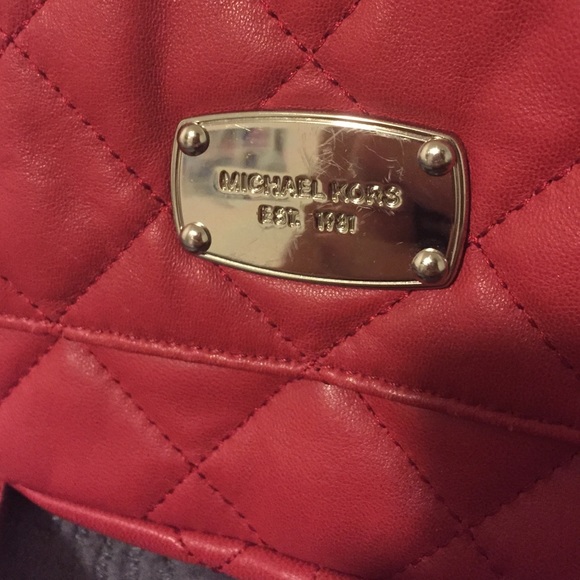 Red Michael Kors Cross Body & VS Leggings Bundle - Picture 2 of 4