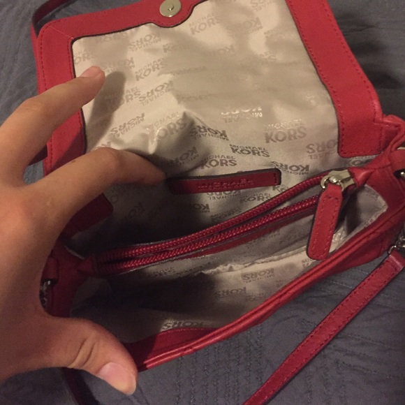 Red Michael Kors Cross Body & VS Leggings Bundle - Picture 4 of 4